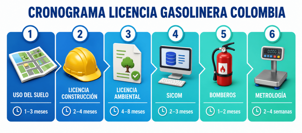 licencia gasolinera colombia